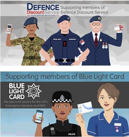 Defence Service & Blue Light Discount 